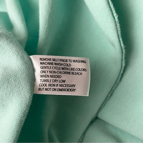 Us Polo Assn Vtg Button Up Polo Tennis Mini Dress Preppy Nautical Green S Retro - Picture 6 of 10